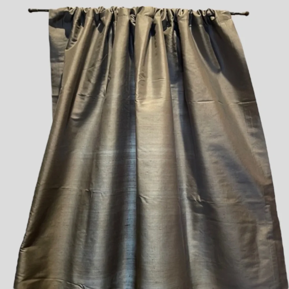 Restoration Hardware Thai Silk Solid Drape